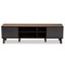 Baxton Studio Moina Two-Tone Walnut Brown and Grey Finished Wood TV Stand 169-10819 - alternate 7